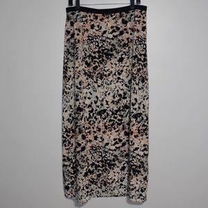 DKNY NWT A line Maxi Silk Skirt L